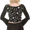 Banned - Purrrfect cute kitty Crop top - Schwarz Product image